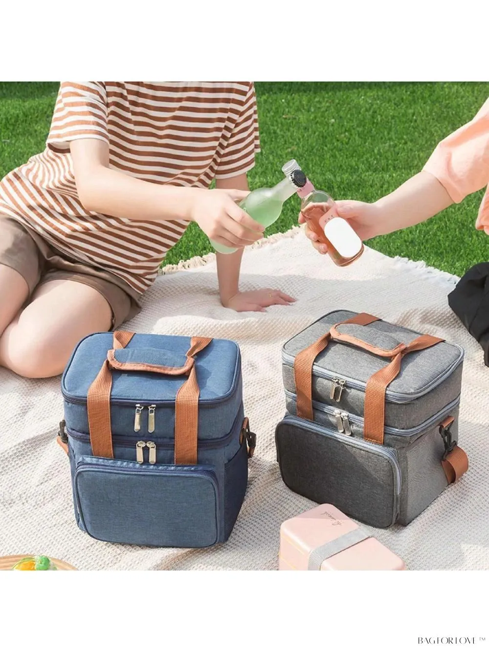 BagForLove - Large Capacity Oxford Cloth Cooler Bag for Home and Work