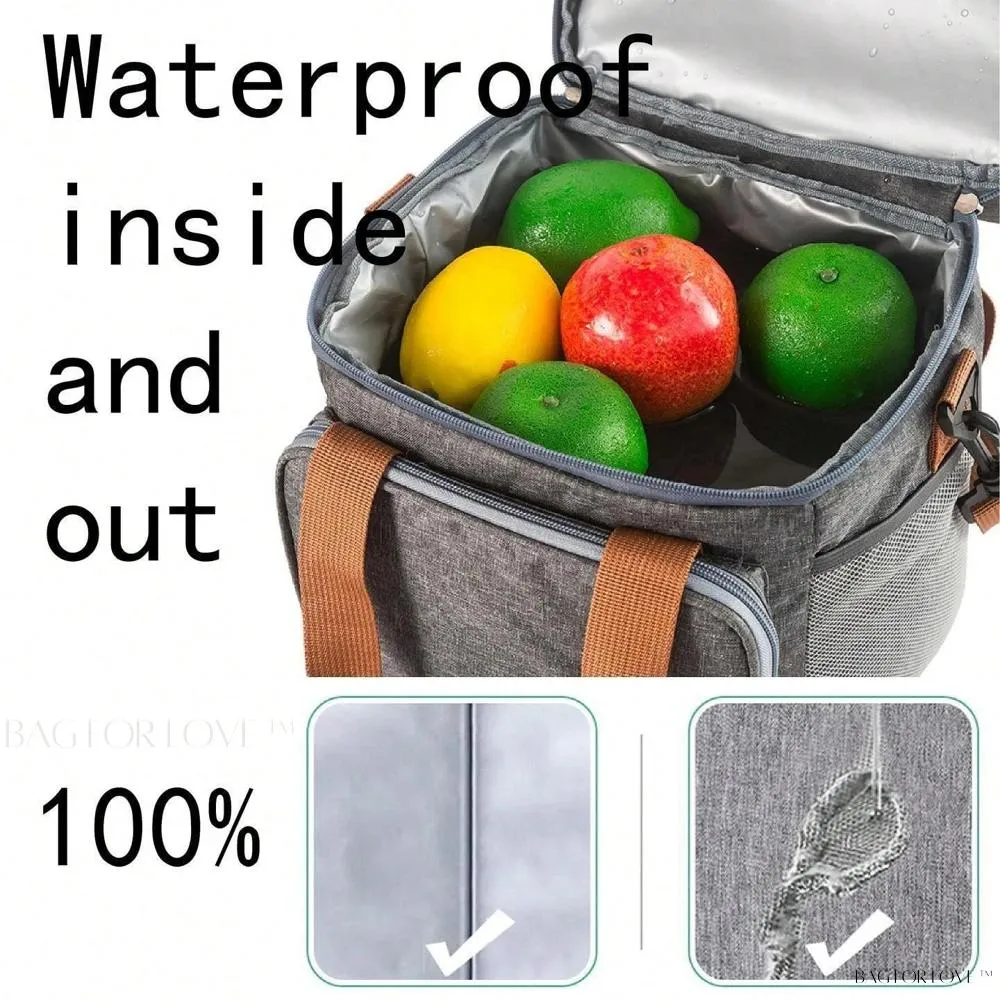BagForLove - Large Capacity Oxford Cloth Cooler Bag for Home and Work