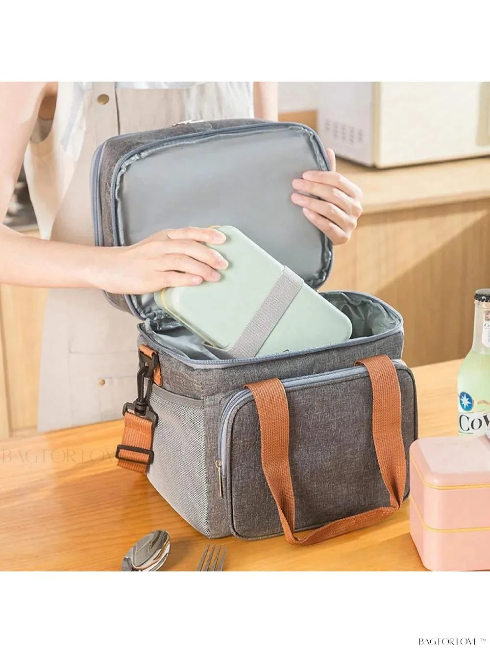 BagForLove - Large Capacity Oxford Cloth Cooler Bag for Home and Work