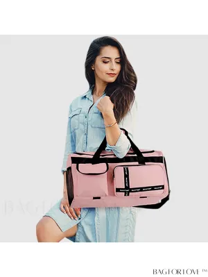 BagForLove - MAXTOP Womens Travel Duffle Bag: Large Capacity with Shoe Compartment, Gym Tote - Dry/Wet Separation