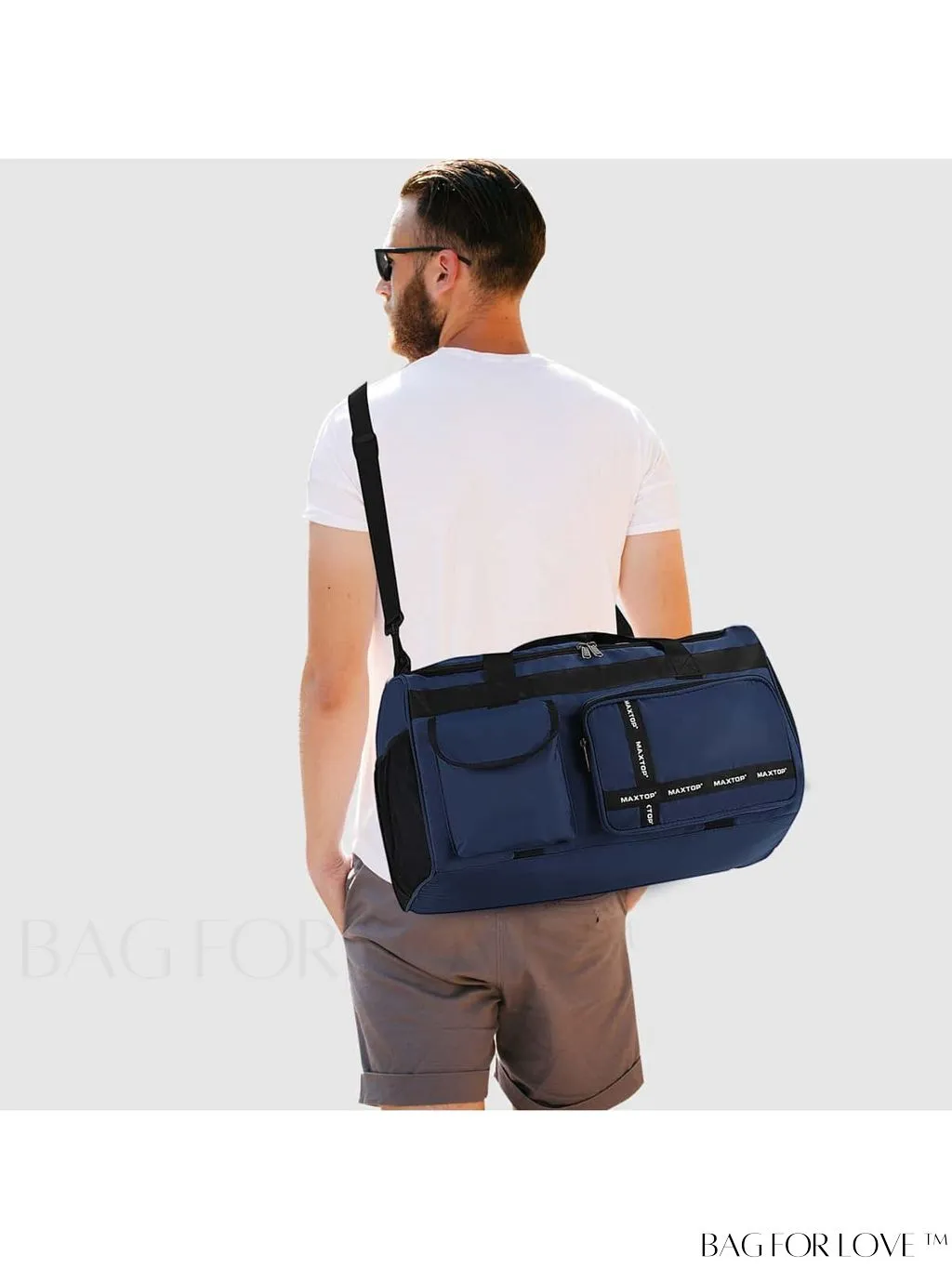 BagForLove - MAXTOP Womens Travel Duffle Bag: Large Capacity with Shoe Compartment, Gym Tote - Dry/Wet Separation