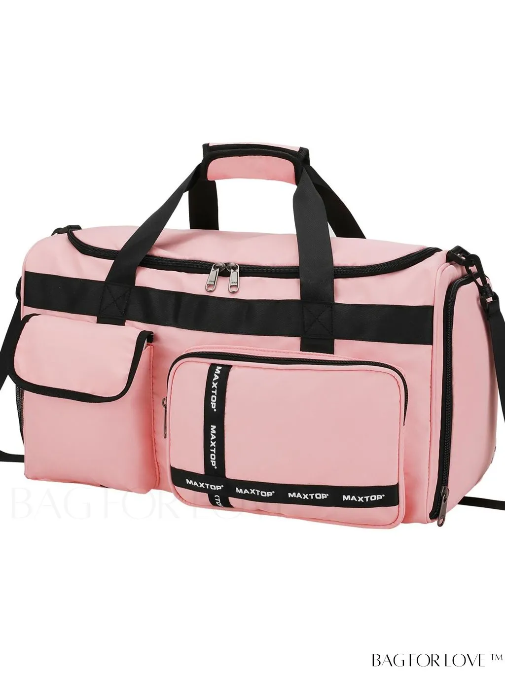 BagForLove - MAXTOP Womens Travel Duffle Bag: Large Capacity with Shoe Compartment, Gym Tote - Dry/Wet Separation