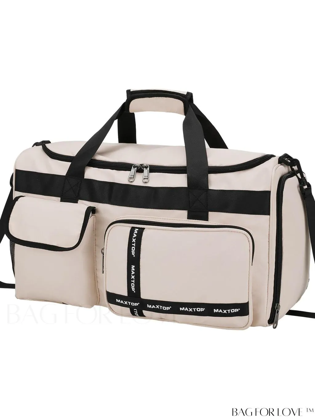 BagForLove - MAXTOP Womens Travel Duffle Bag: Large Capacity with Shoe Compartment, Gym Tote - Dry/Wet Separation