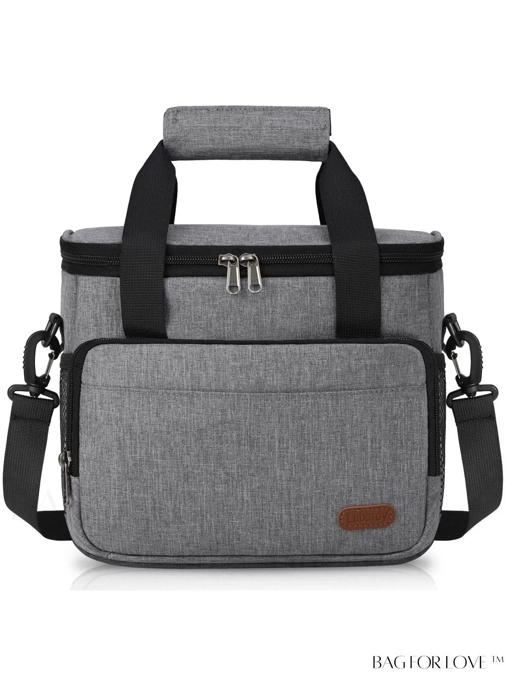 BagForLove - Reusable Insulated Lunch Bag - Perfect for Office, Work, Picnics - 12-Can Capacity, Leakproof Cooler