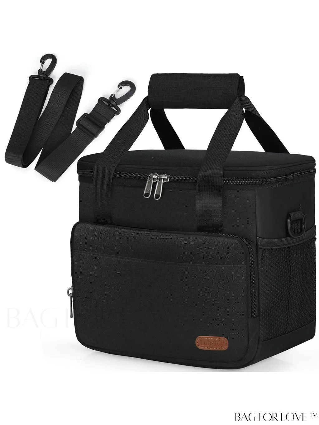 BagForLove - Reusable Insulated Lunch Bag - Perfect for Office, Work, Picnics - 12-Can Capacity, Leakproof Cooler