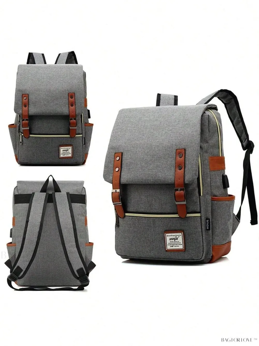 BagForLove - Timeless Style Travel Backpack for Women with Notebook Compartment and Charger