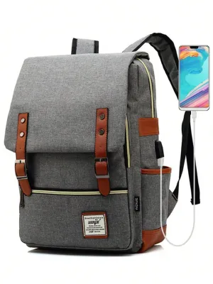 BagForLove - Timeless Style Travel Backpack for Women with Notebook Compartment and Charger