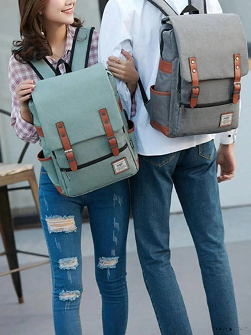 BagForLove - Timeless Style Travel Backpack for Women with Notebook Compartment and Charger