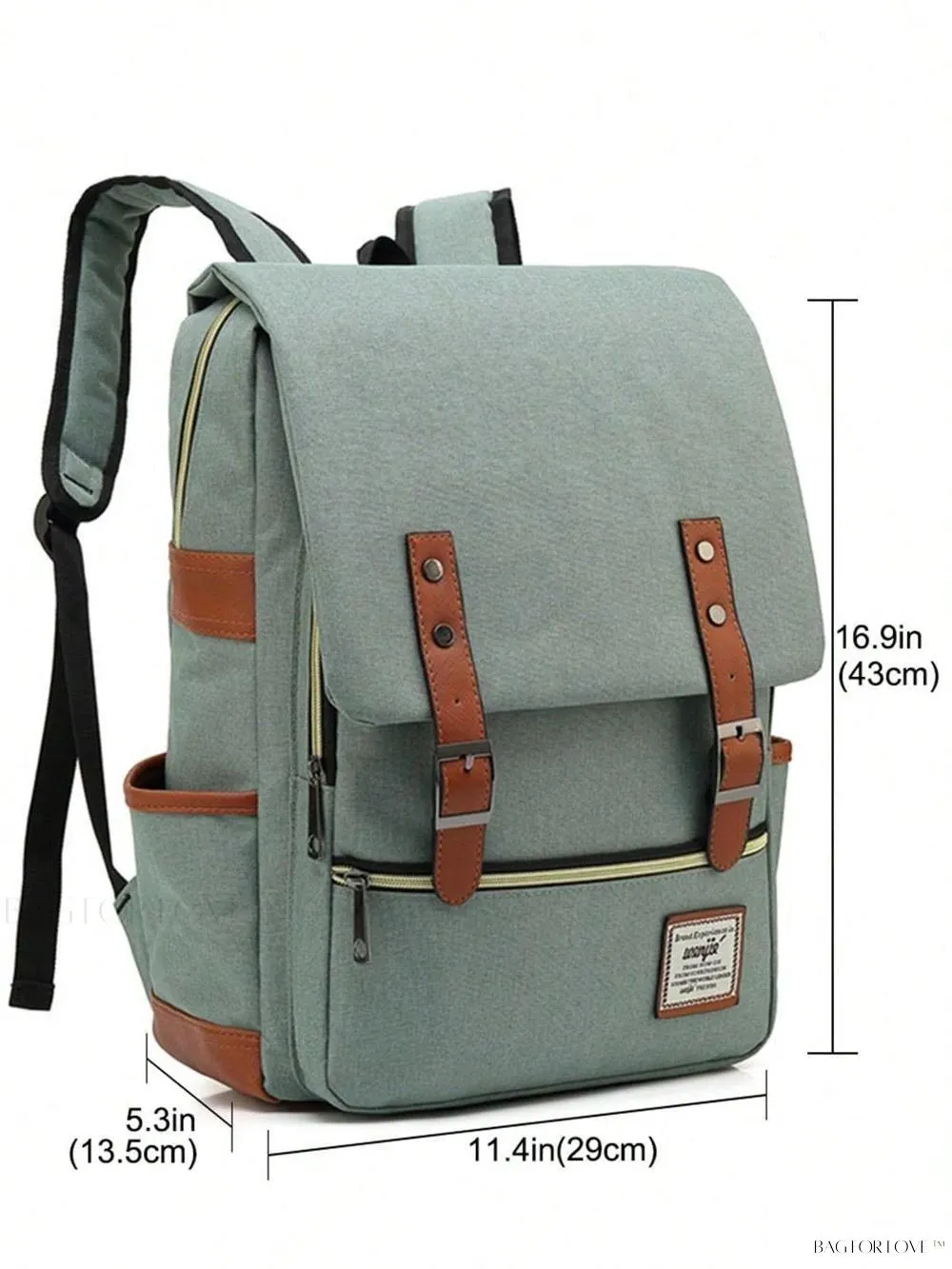BagForLove - Timeless Style Travel Backpack for Women with Notebook Compartment and Charger