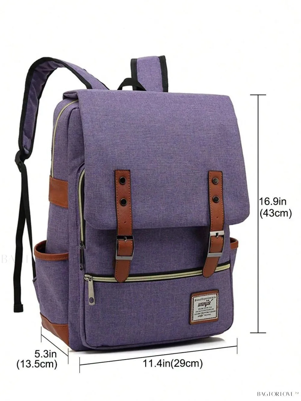 BagForLove - Timeless Style Travel Backpack for Women with Notebook Compartment and Charger