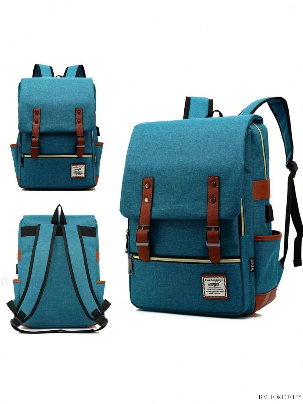 BagForLove - Timeless Style Travel Backpack for Women with Notebook Compartment and Charger