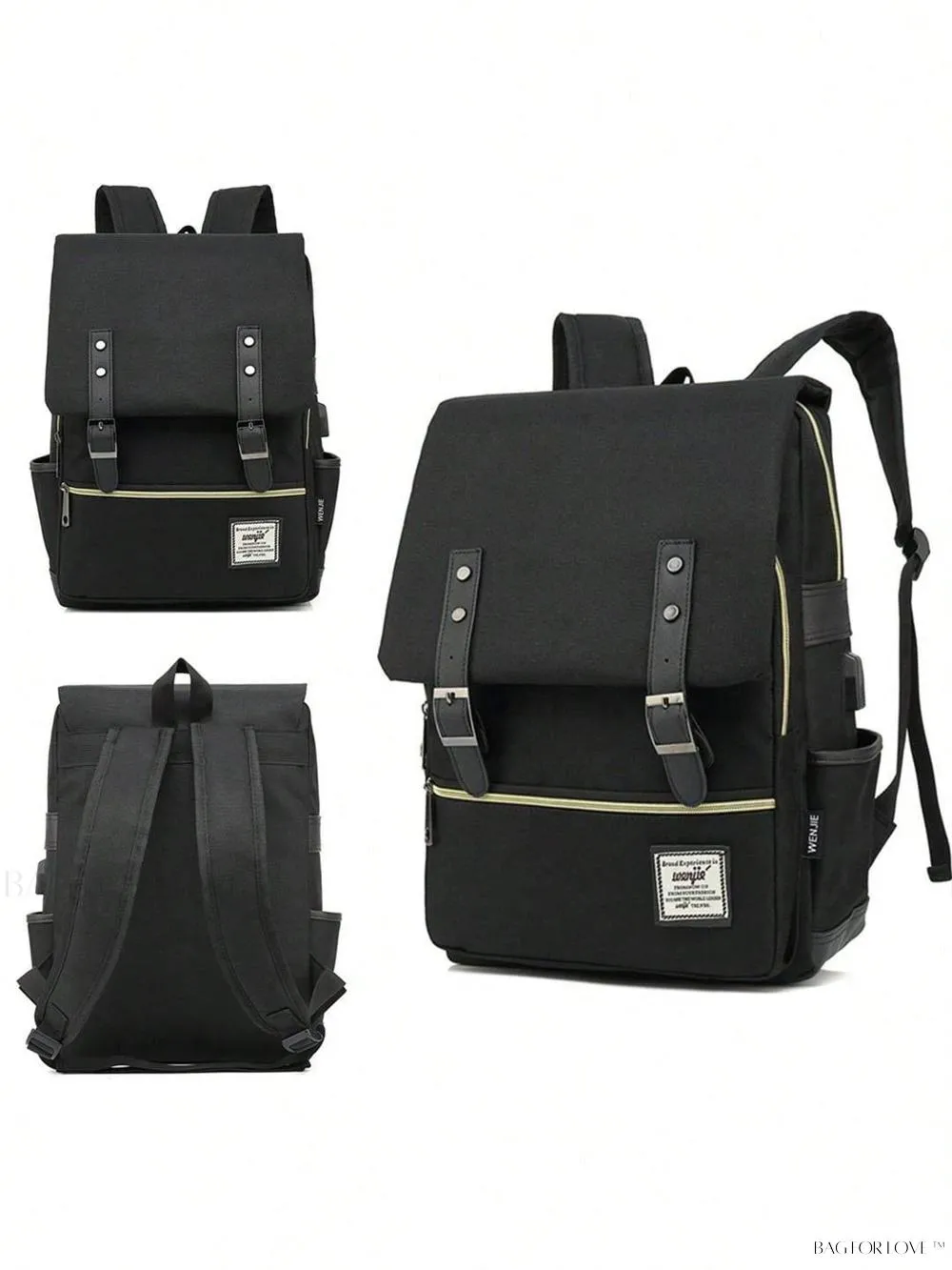 BagForLove - Timeless Style Travel Backpack for Women with Notebook Compartment and Charger