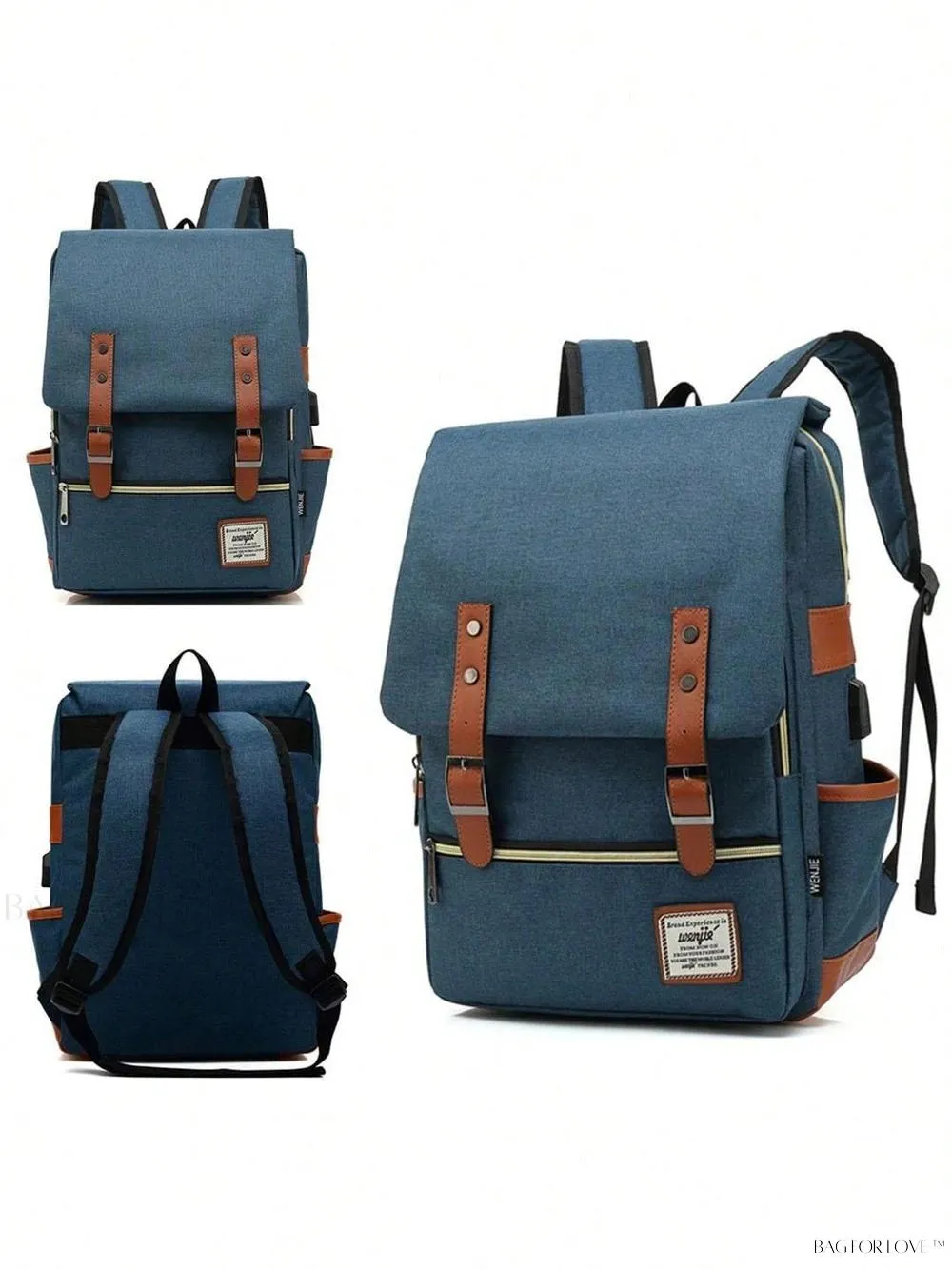 BagForLove - Timeless Style Travel Backpack for Women with Notebook Compartment and Charger