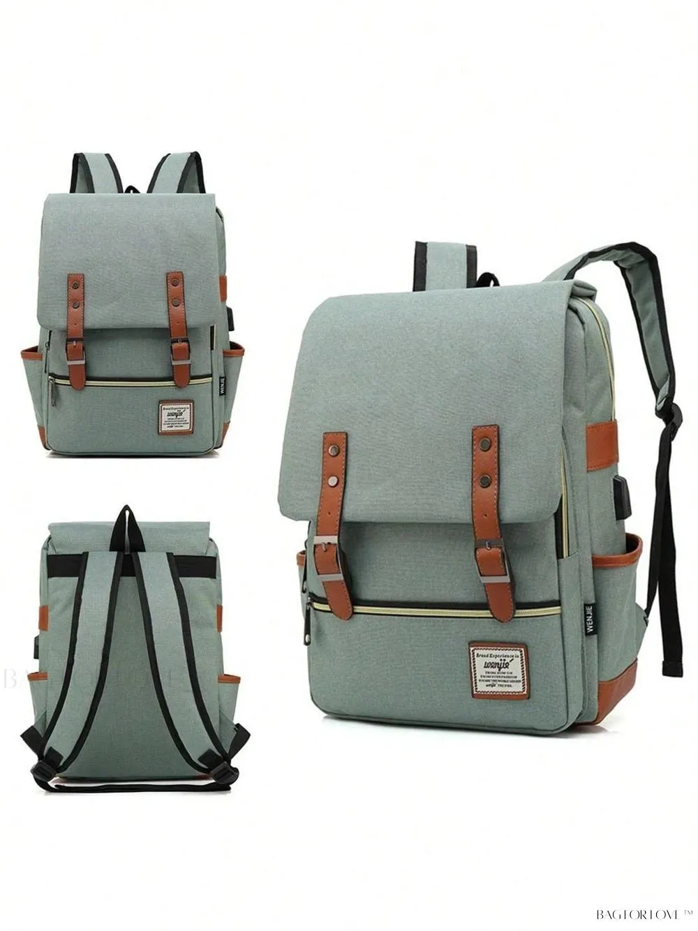 BagForLove - Timeless Style Travel Backpack for Women with Notebook Compartment and Charger
