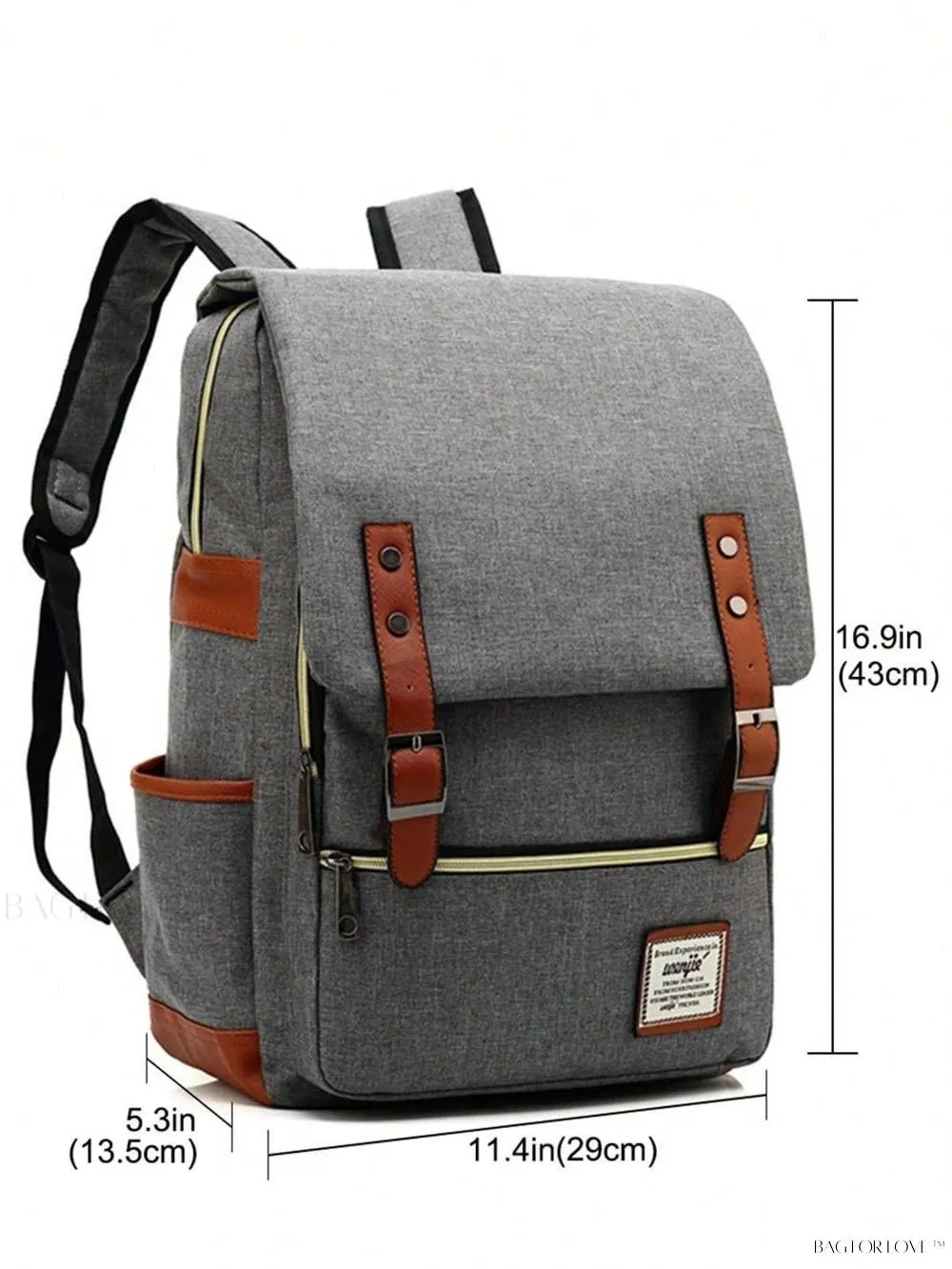 BagForLove - Timeless Style Travel Backpack for Women with Notebook Compartment and Charger
