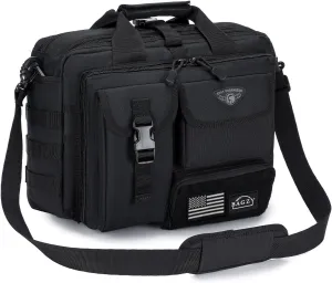 BAGZY Tactical Laptop Bag for Men Multifunctional Tactical Briefcase, Men's Military Messenger Bag 14/15.6/17.3 Inch