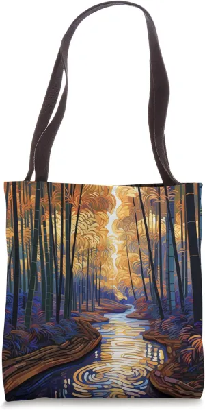 Bamboo Delight Chronicles A Lively Oasis Tote Bag