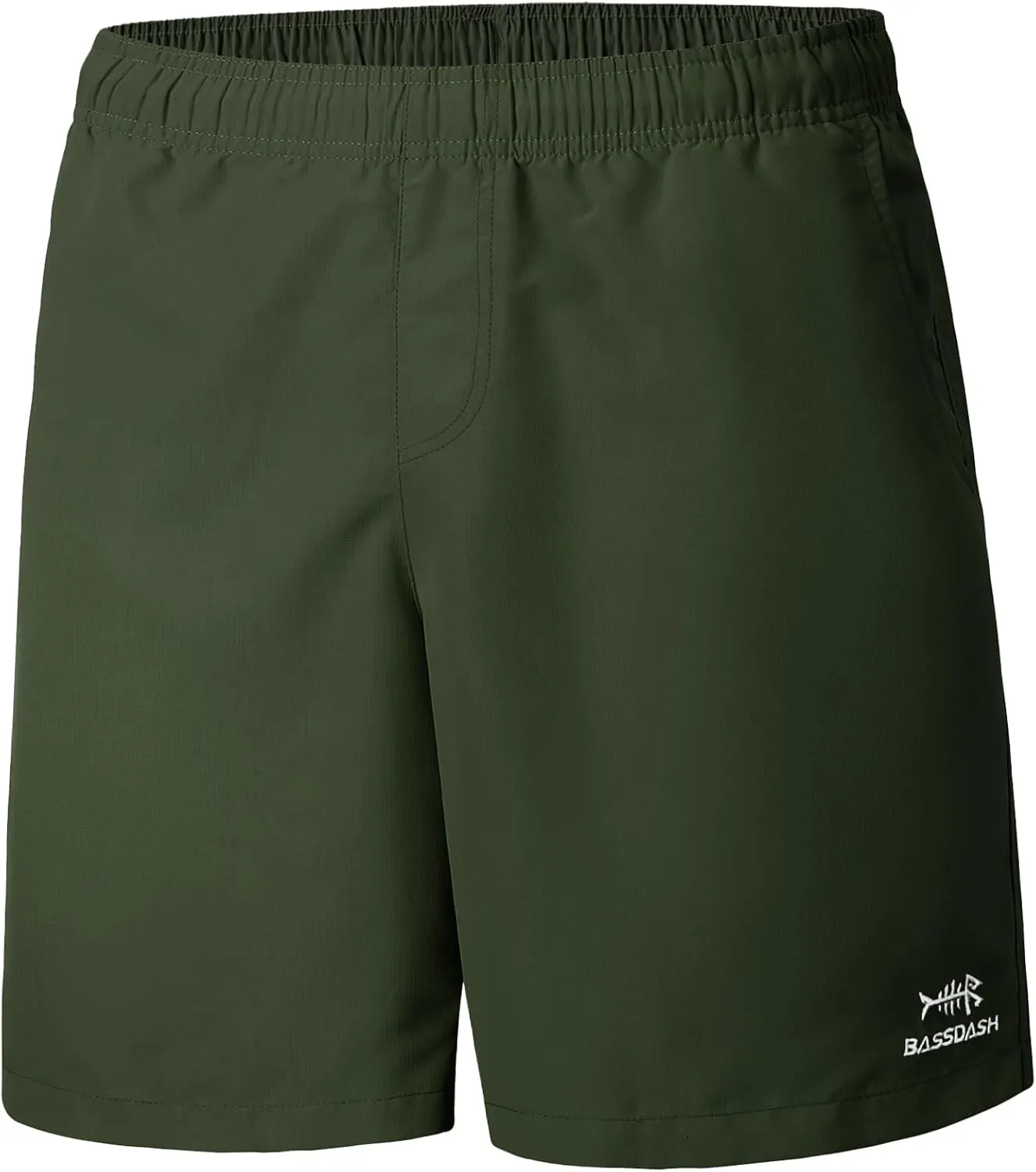 BASSDASH Men's 8''Fishing Water Shorts Quick Dry UPF 50  Lightweight Cargo Hiking Kayaking Casual Bottom