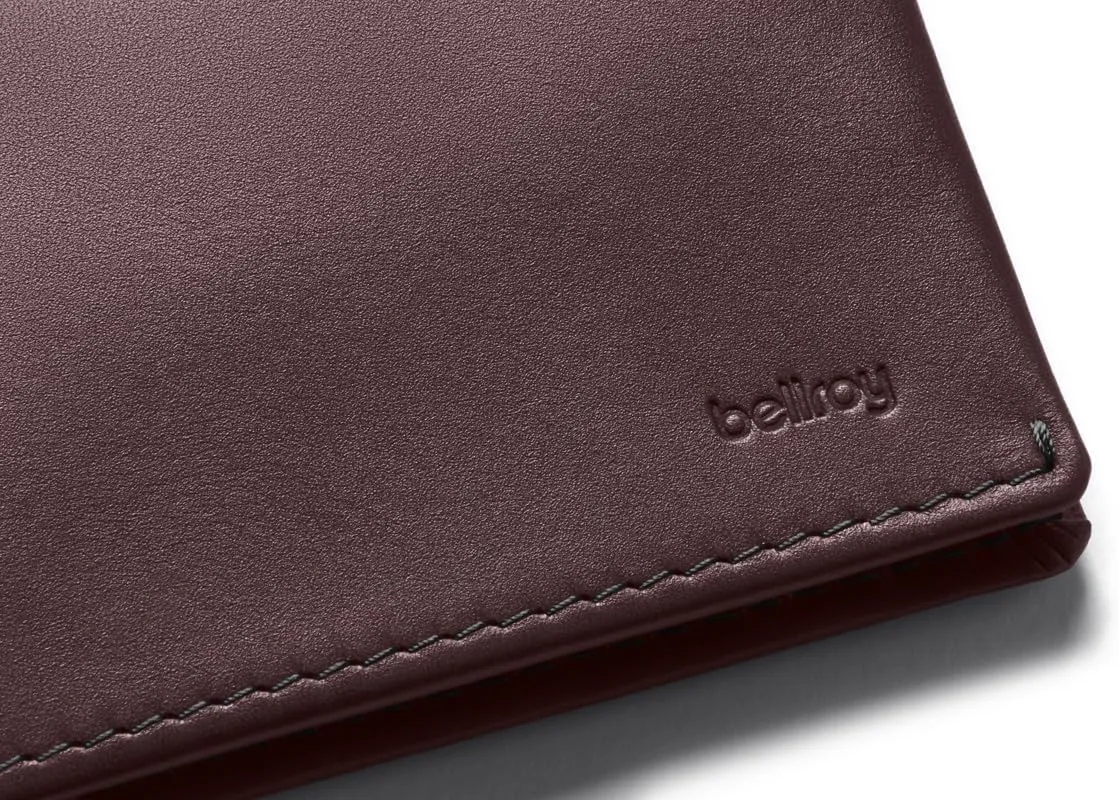 Bellroy Slim Sleeve, slim leather wallet (Max. 8 cards and bills)