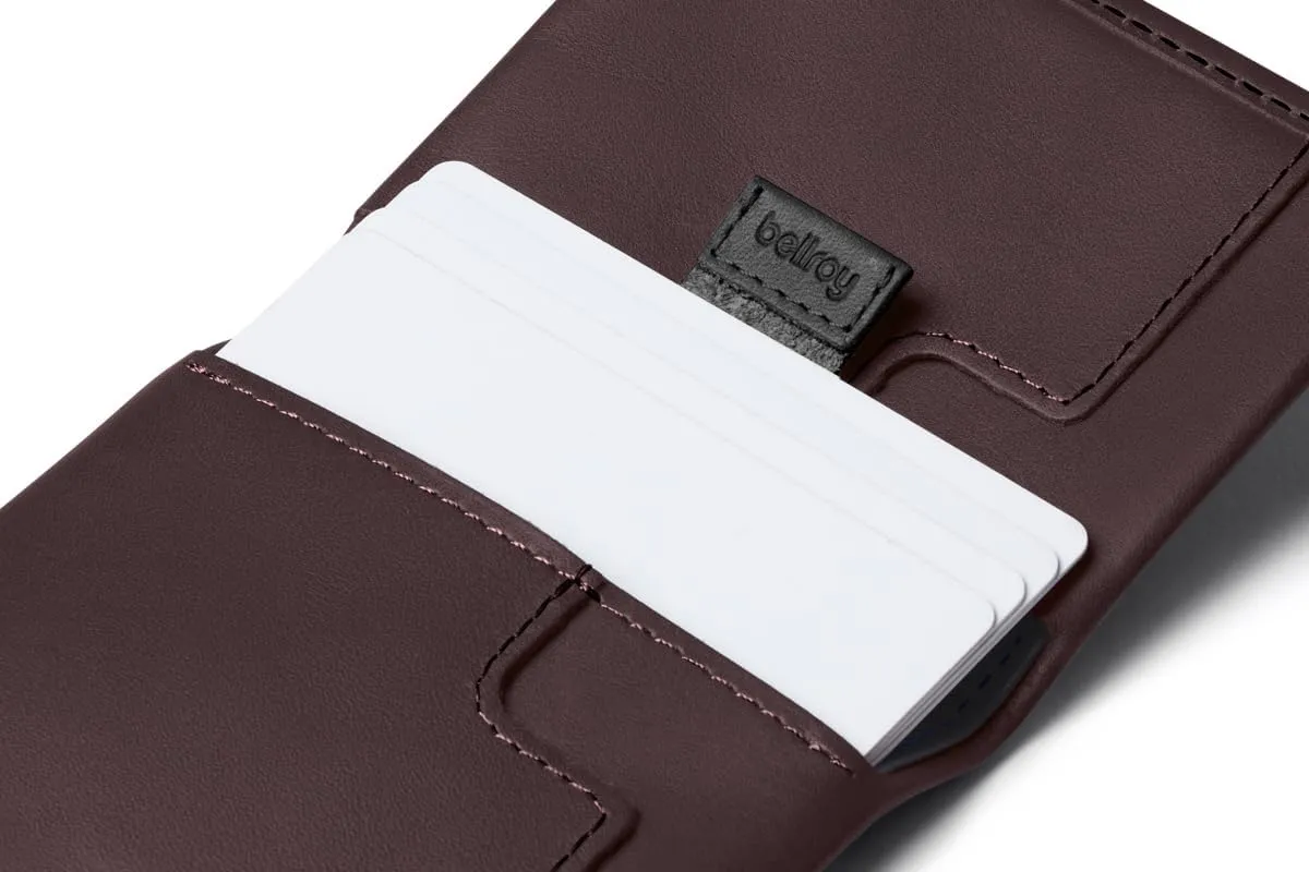 Bellroy Slim Sleeve, slim leather wallet (Max. 8 cards and bills)
