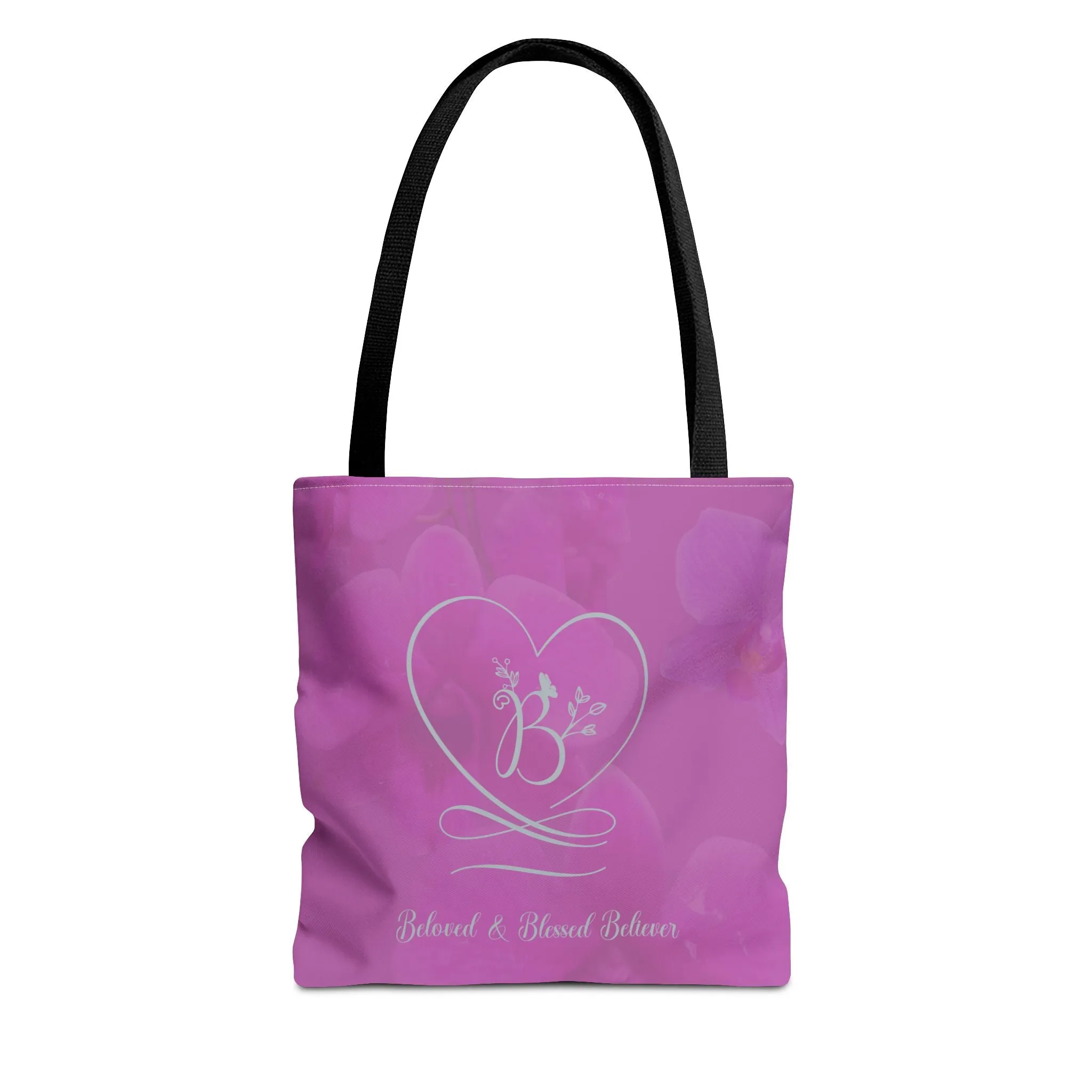 Beloved (Orchid/Dove Grey) Tote Bag (AOP)