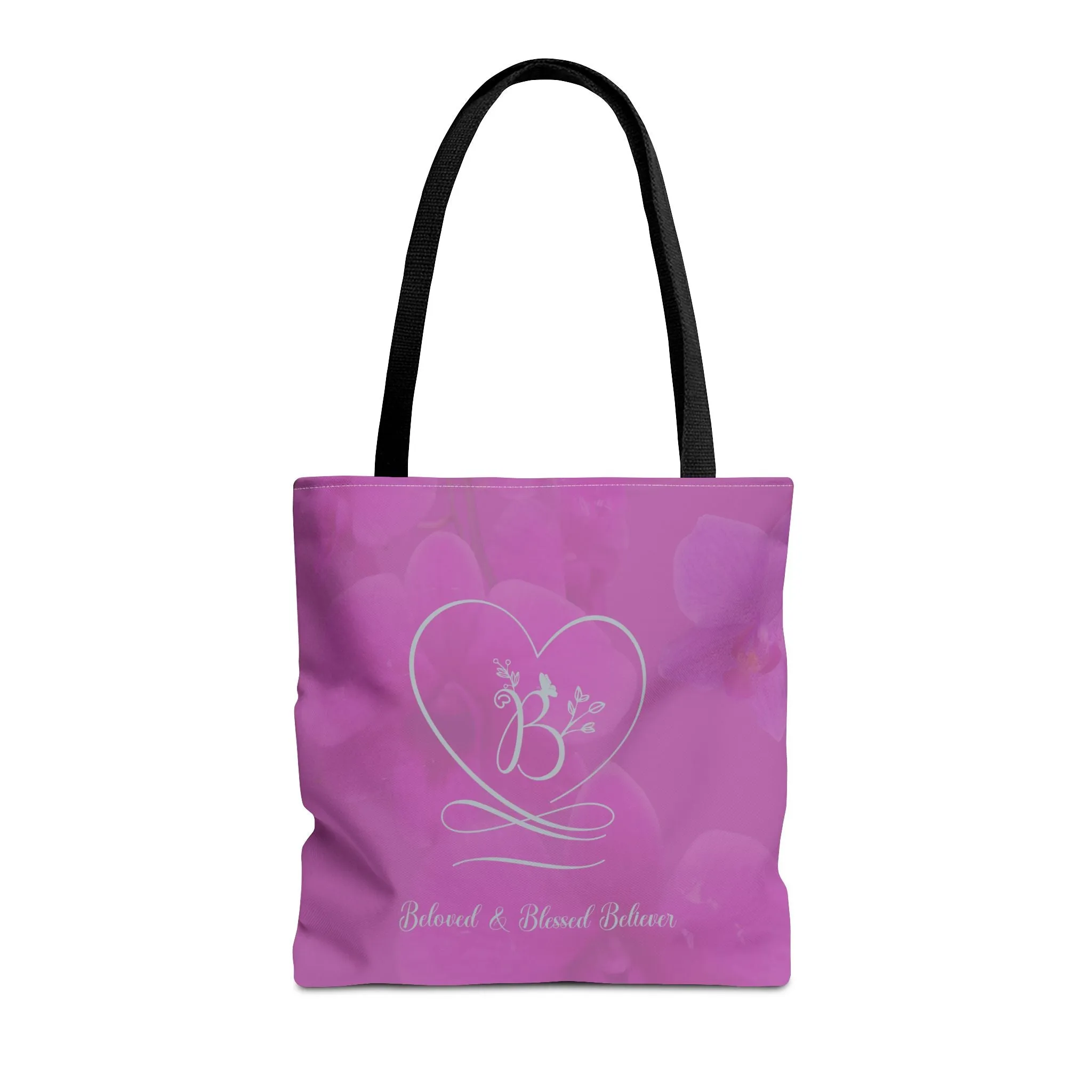 Beloved (Orchid/Dove Grey) Tote Bag (AOP)