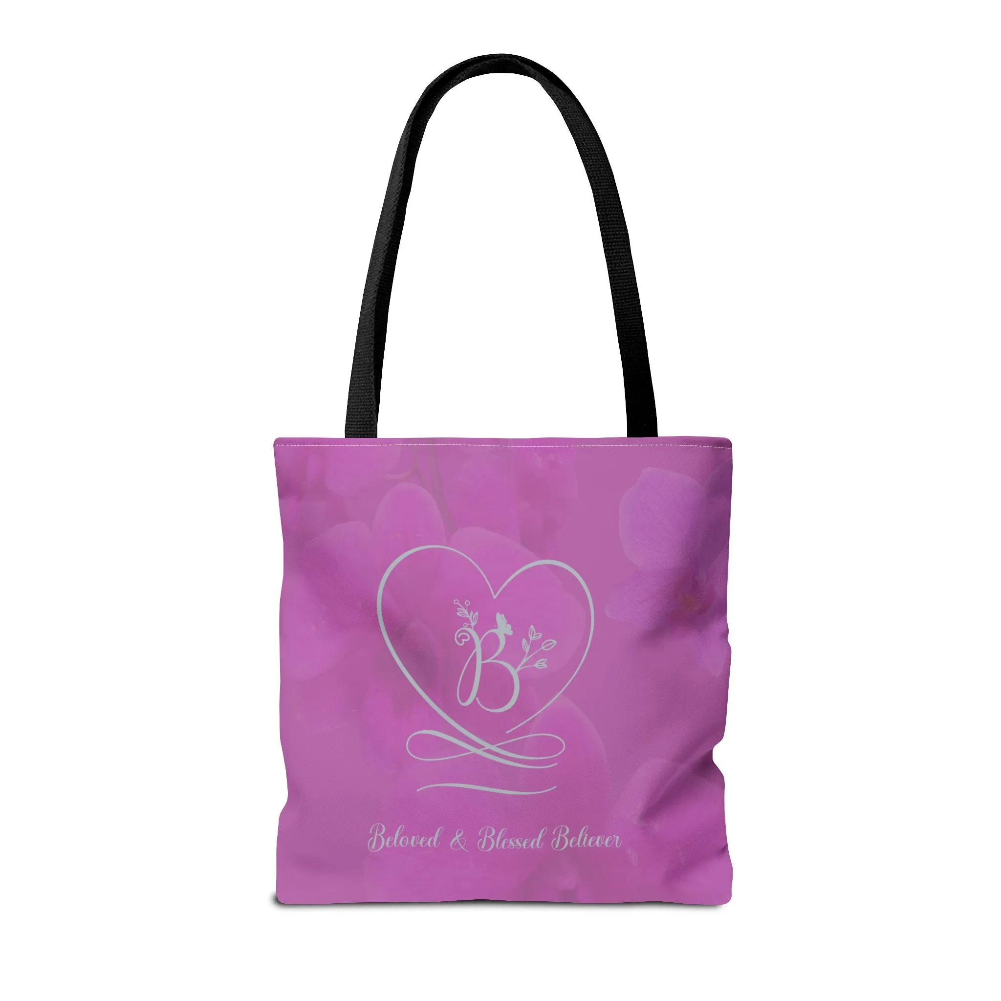 Beloved (Orchid/Dove Grey) Tote Bag (AOP)