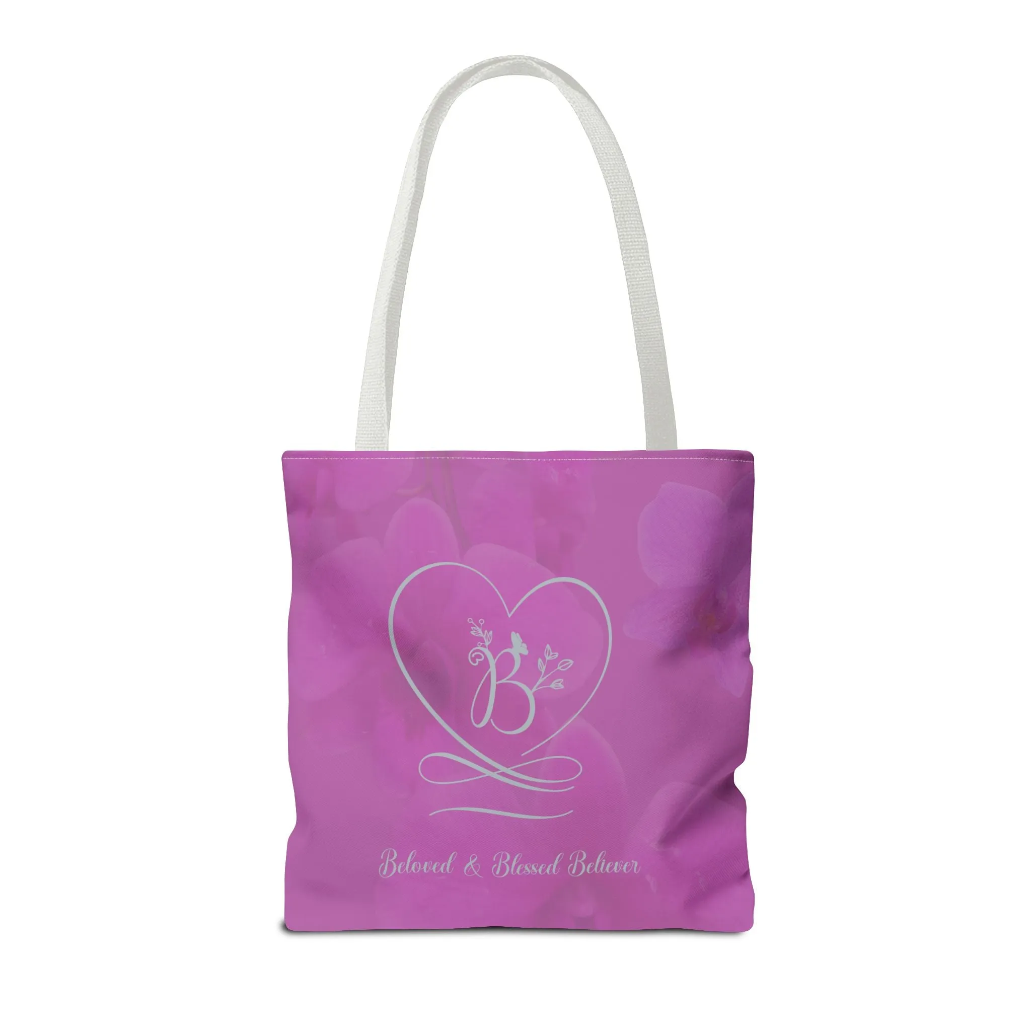 Beloved (Orchid/Dove Grey) Tote Bag (AOP)