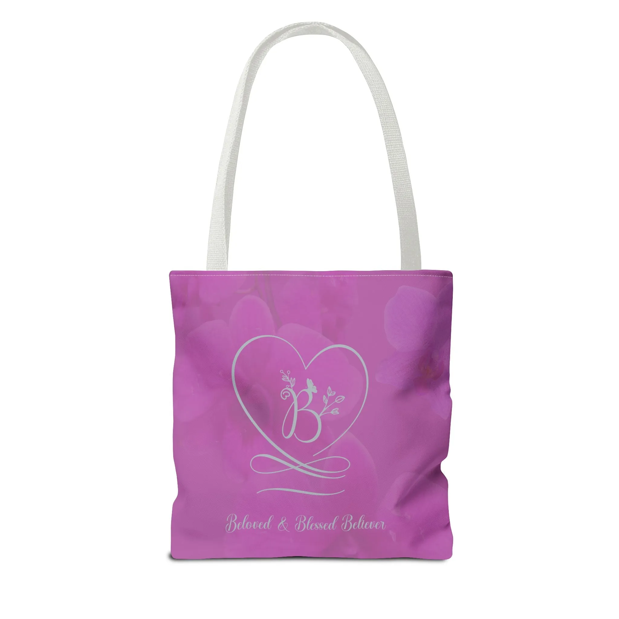 Beloved (Orchid/Dove Grey) Tote Bag (AOP)