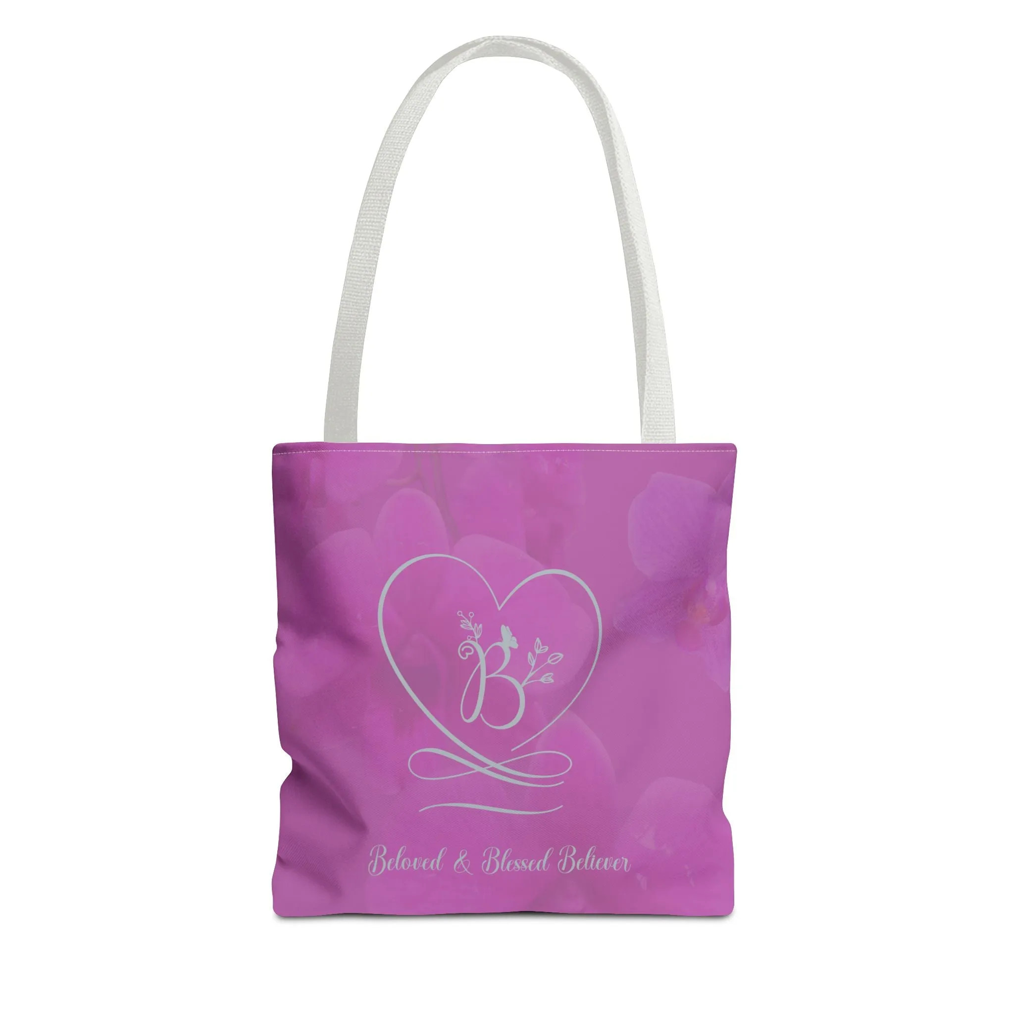 Beloved (Orchid/Dove Grey) Tote Bag (AOP)