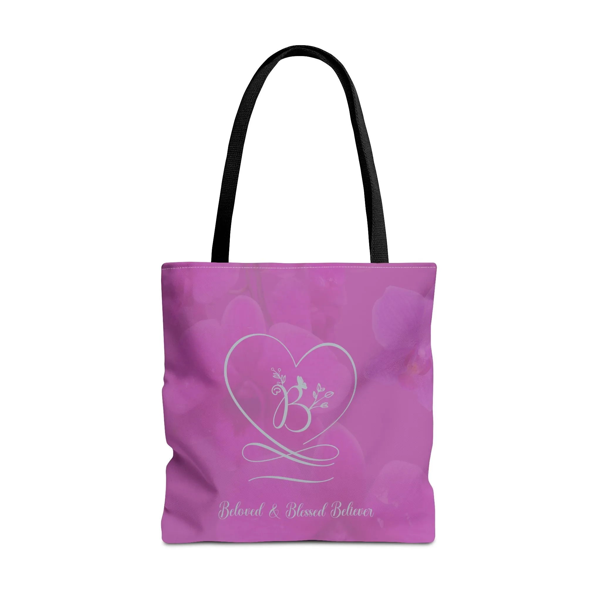 Beloved (Orchid/Dove Grey) Tote Bag (AOP)