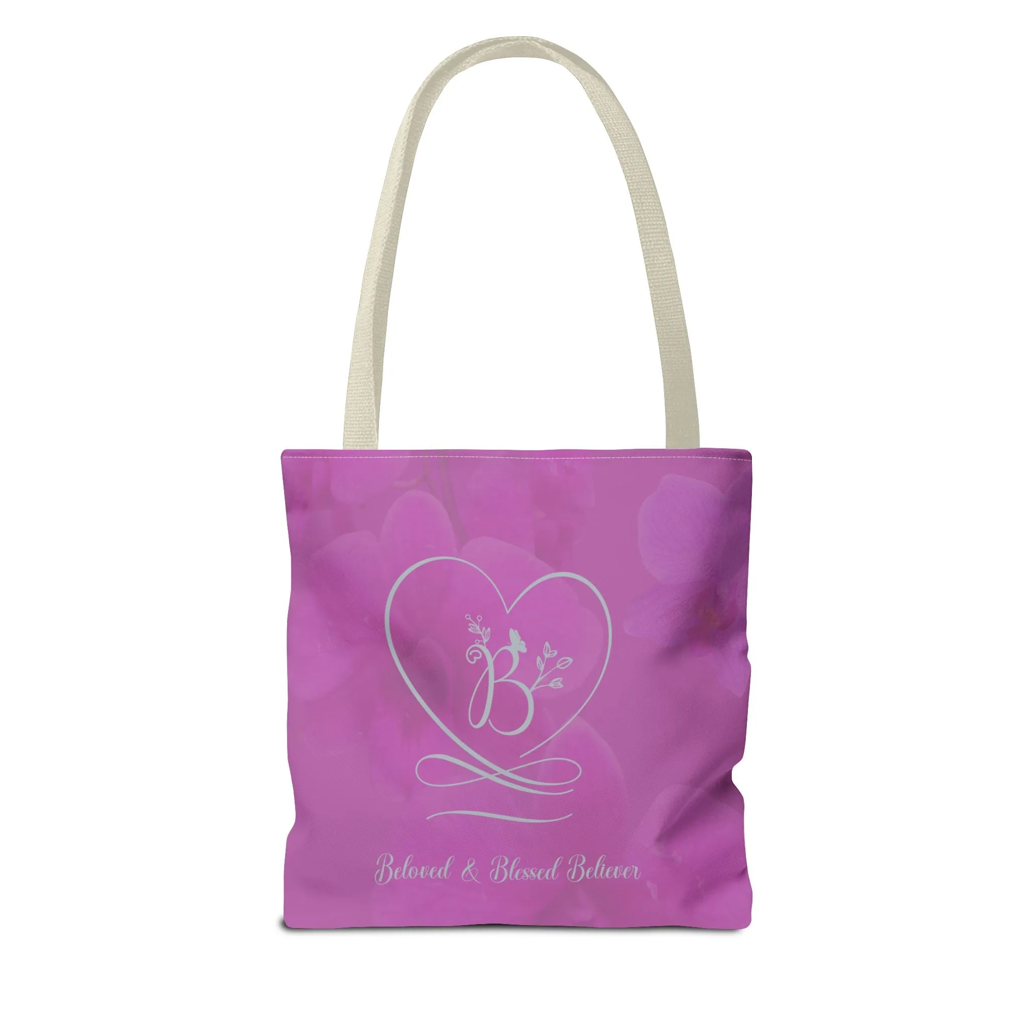 Beloved (Orchid/Dove Grey) Tote Bag (AOP)