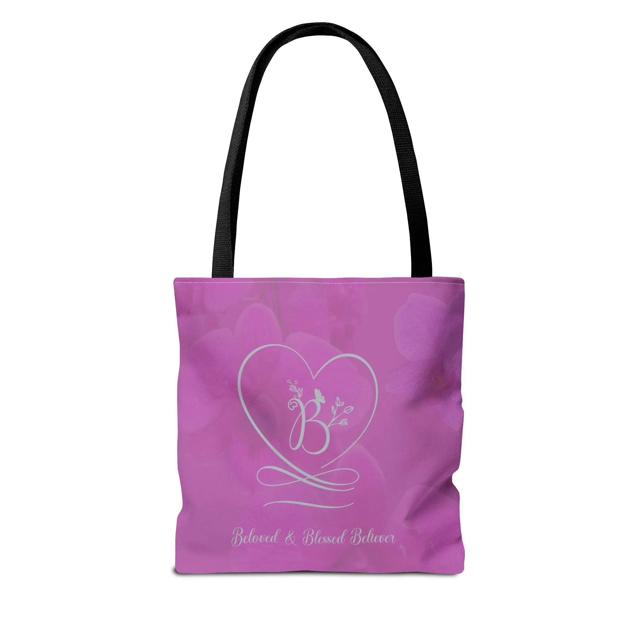 Beloved (Orchid/Dove Grey) Tote Bag (AOP)
