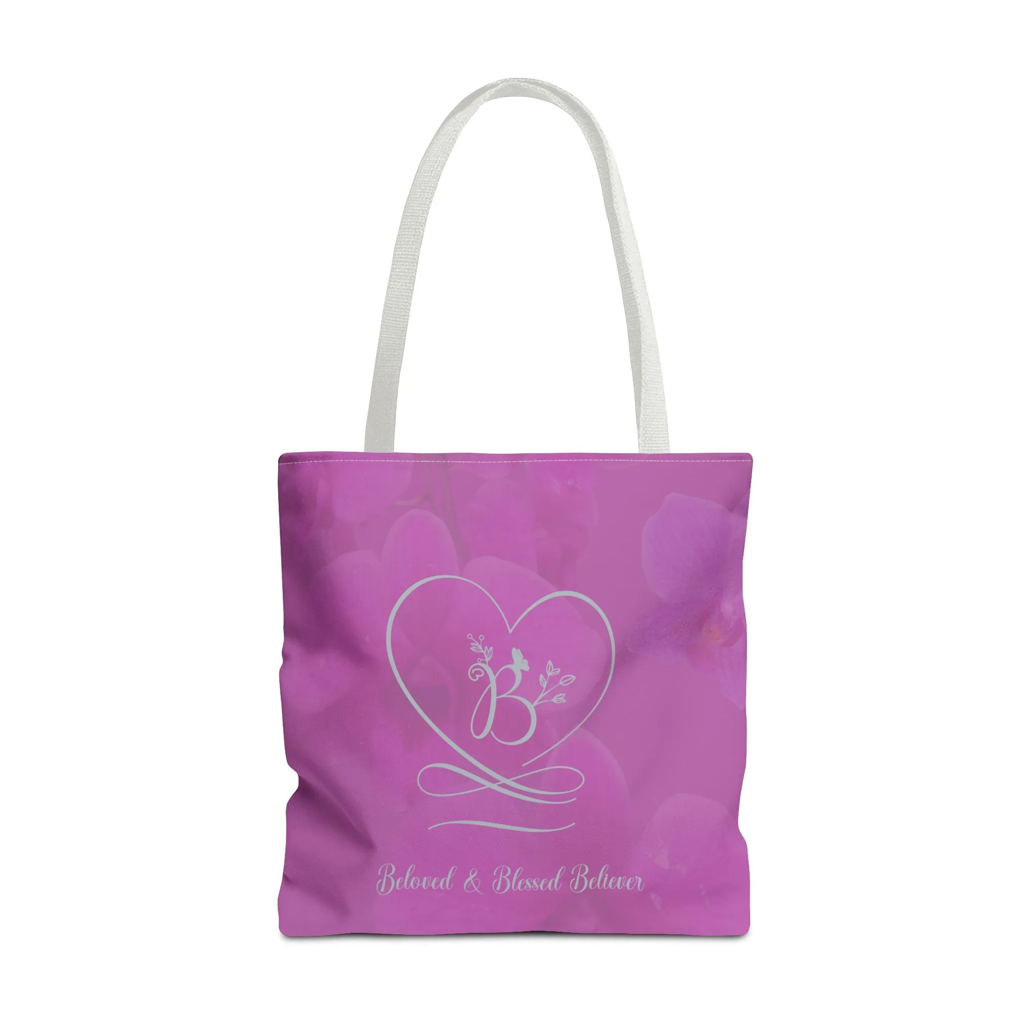 Beloved (Orchid/Dove Grey) Tote Bag (AOP)
