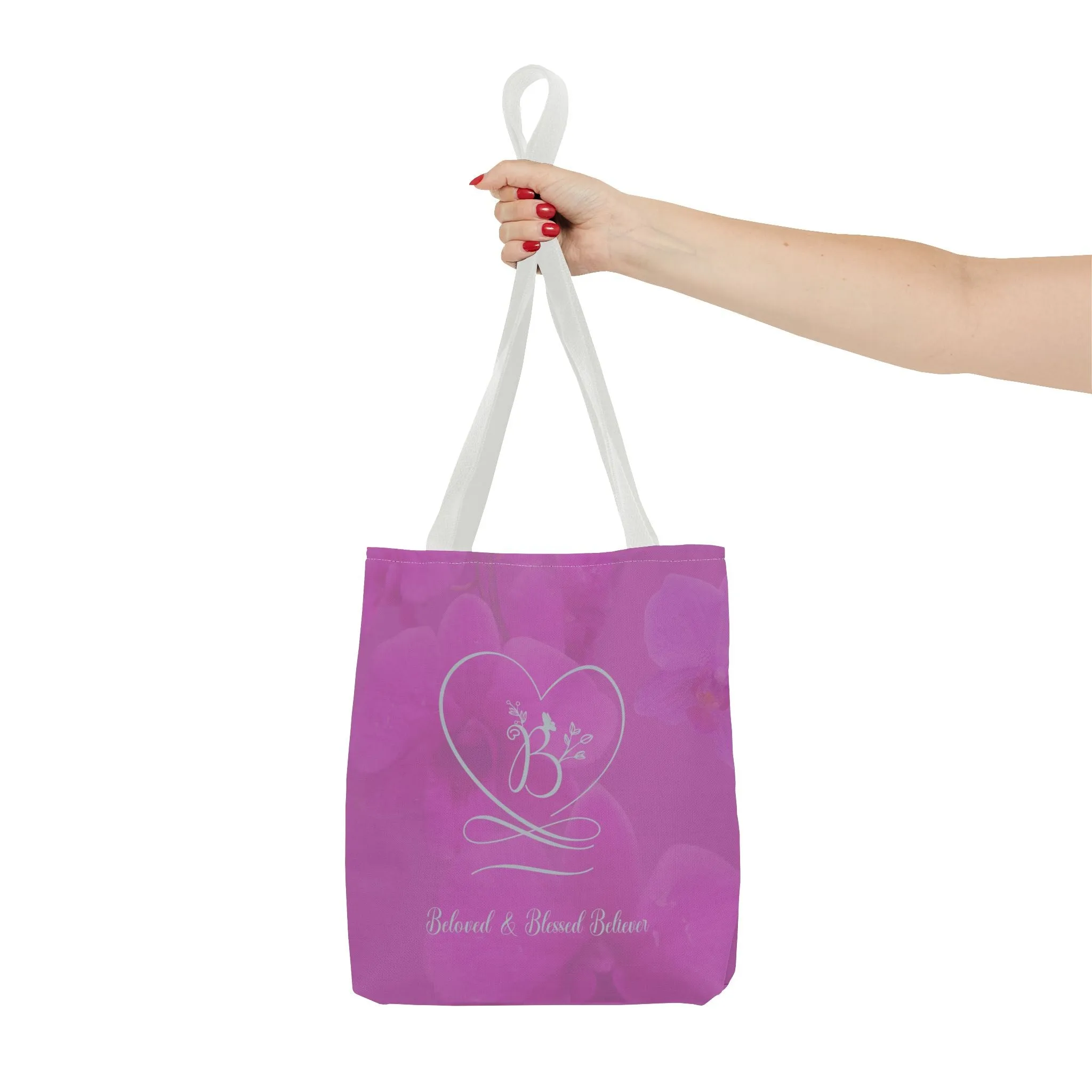 Beloved (Orchid/Dove Grey) Tote Bag (AOP)