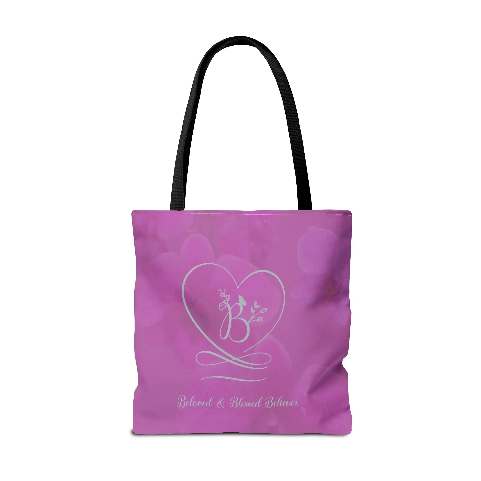 Beloved (Orchid/Dove Grey) Tote Bag (AOP)