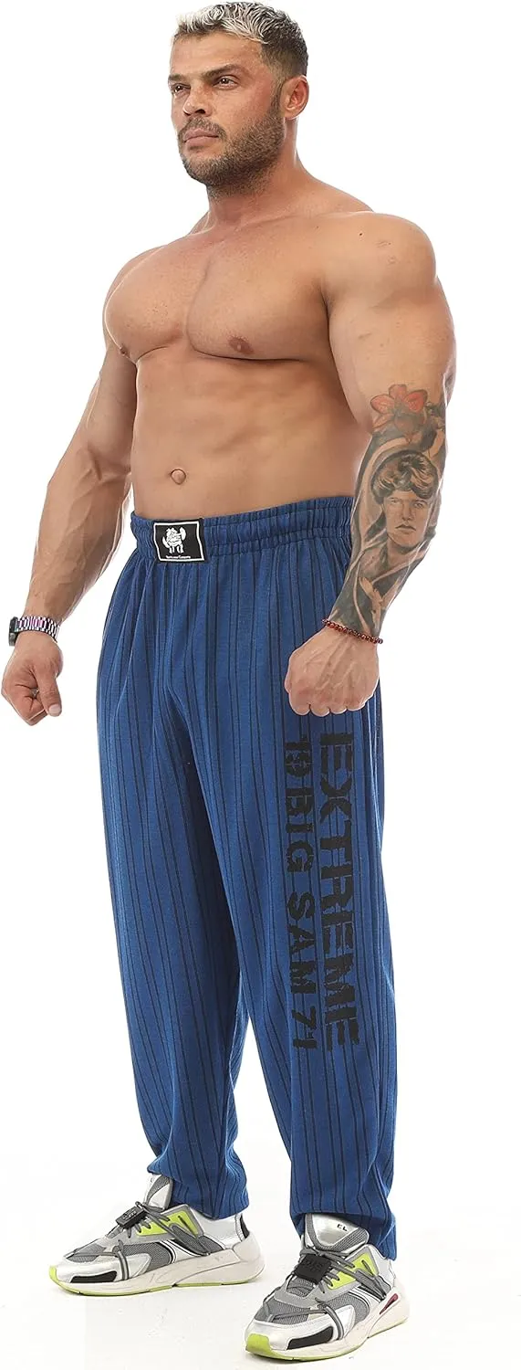 BIG SAM SPORTSWEAR COMPANY Men's Baggy Sweatpants with Pockets, Oldschool Loose Fit Gym Pants