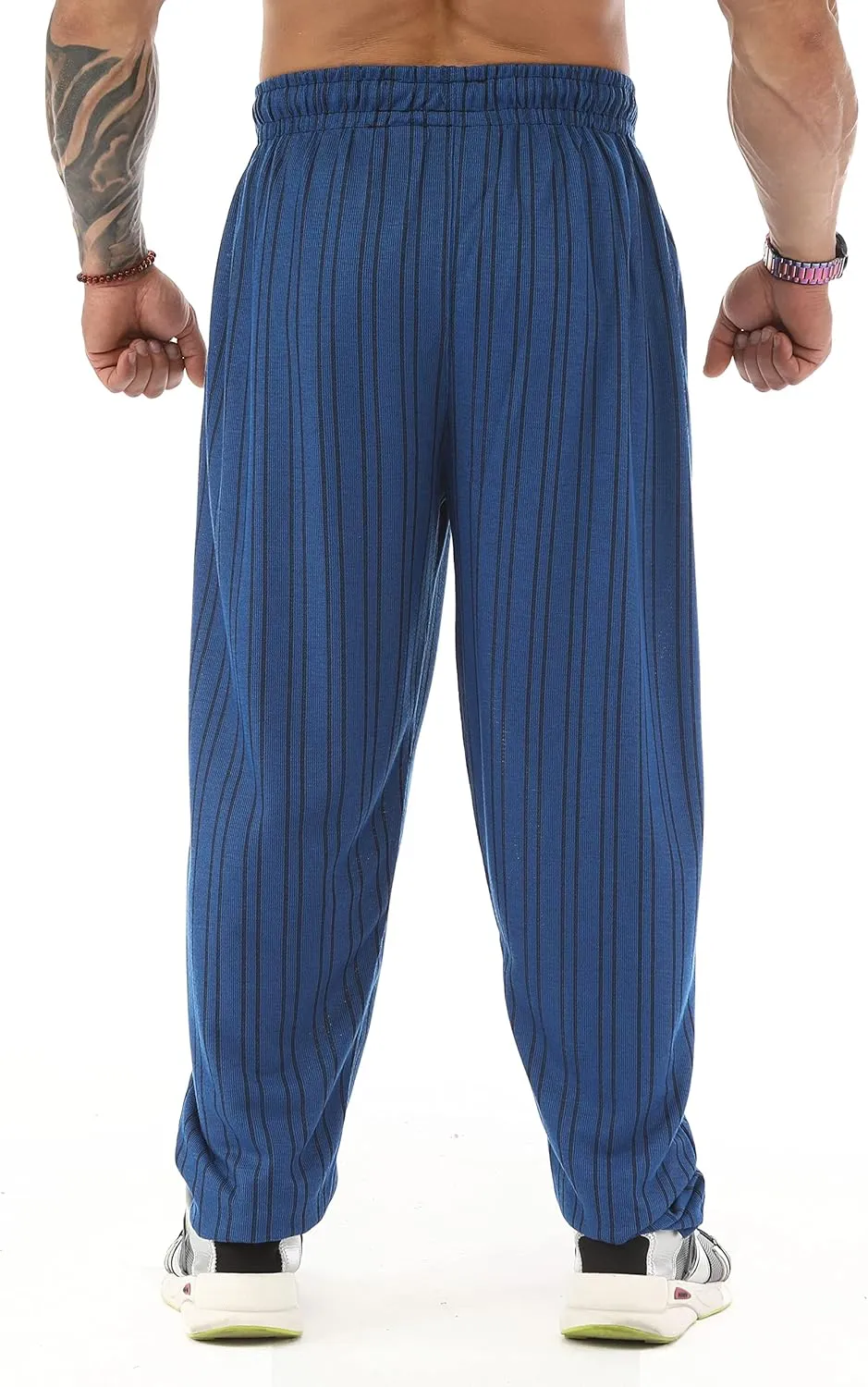 BIG SAM SPORTSWEAR COMPANY Men's Baggy Sweatpants with Pockets, Oldschool Loose Fit Gym Pants