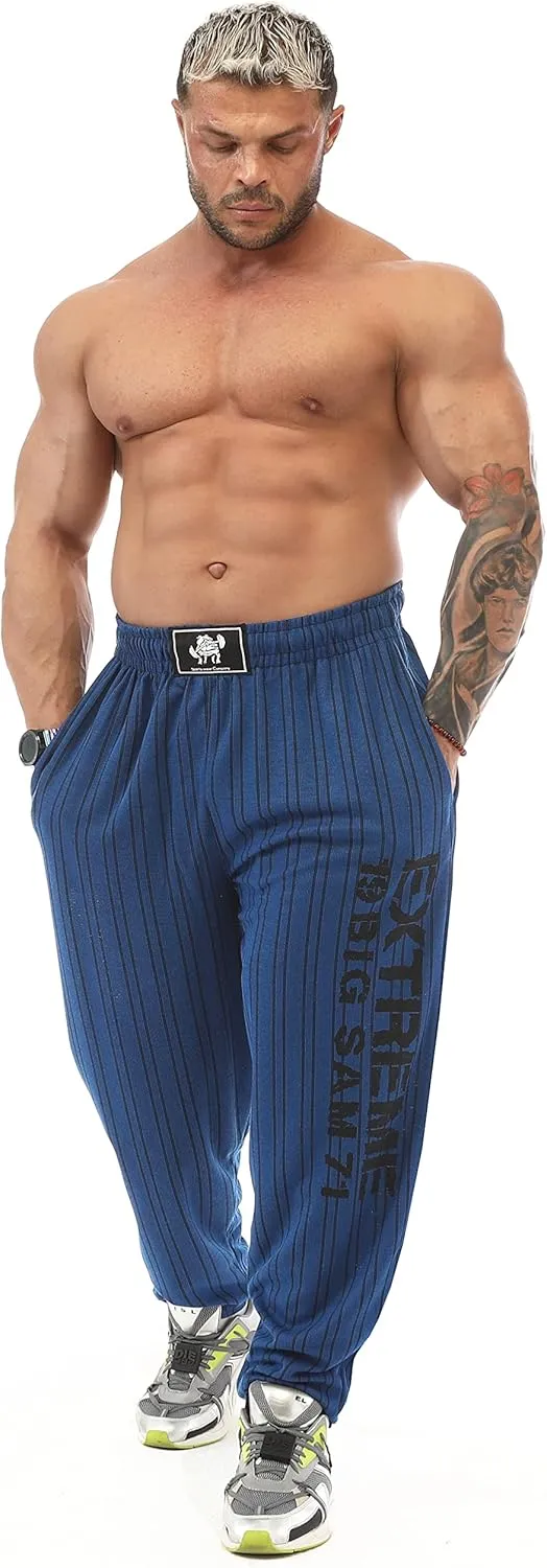 BIG SAM SPORTSWEAR COMPANY Men's Baggy Sweatpants with Pockets, Oldschool Loose Fit Gym Pants