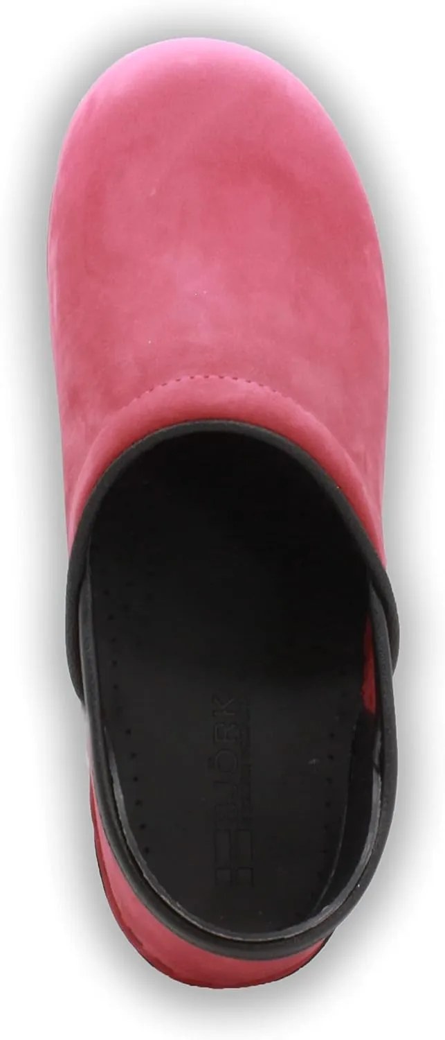 BJORK Swedish Comfort Women's Professional Leather Clogs