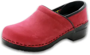 BJORK Swedish Comfort Women's Professional Leather Clogs