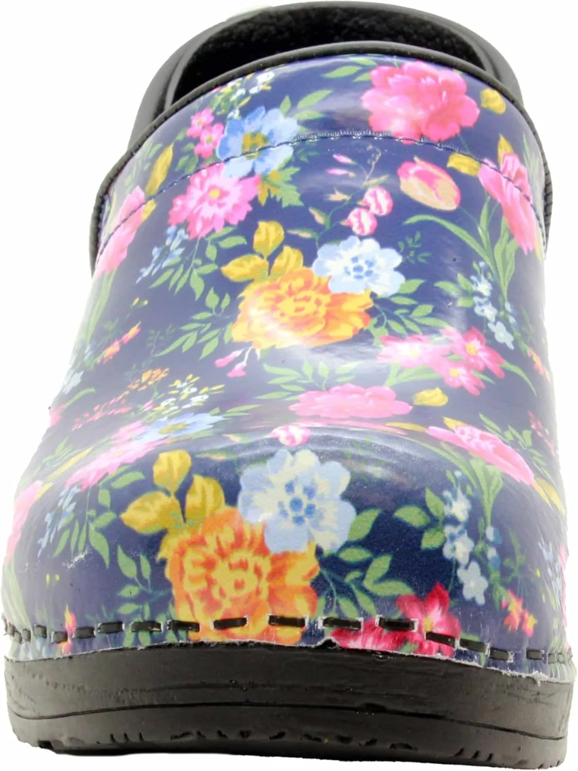BJORK Swedish Comfort Women's Professional Printed Leather Clogs