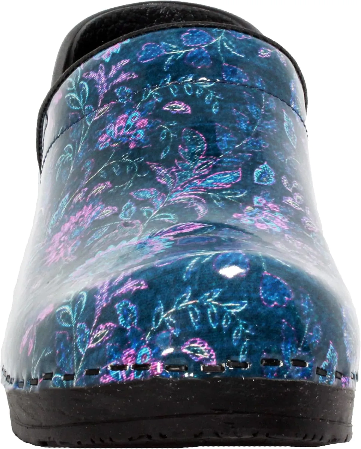 BJORK Swedish Comfort Women's Professional Printed Leather Clogs