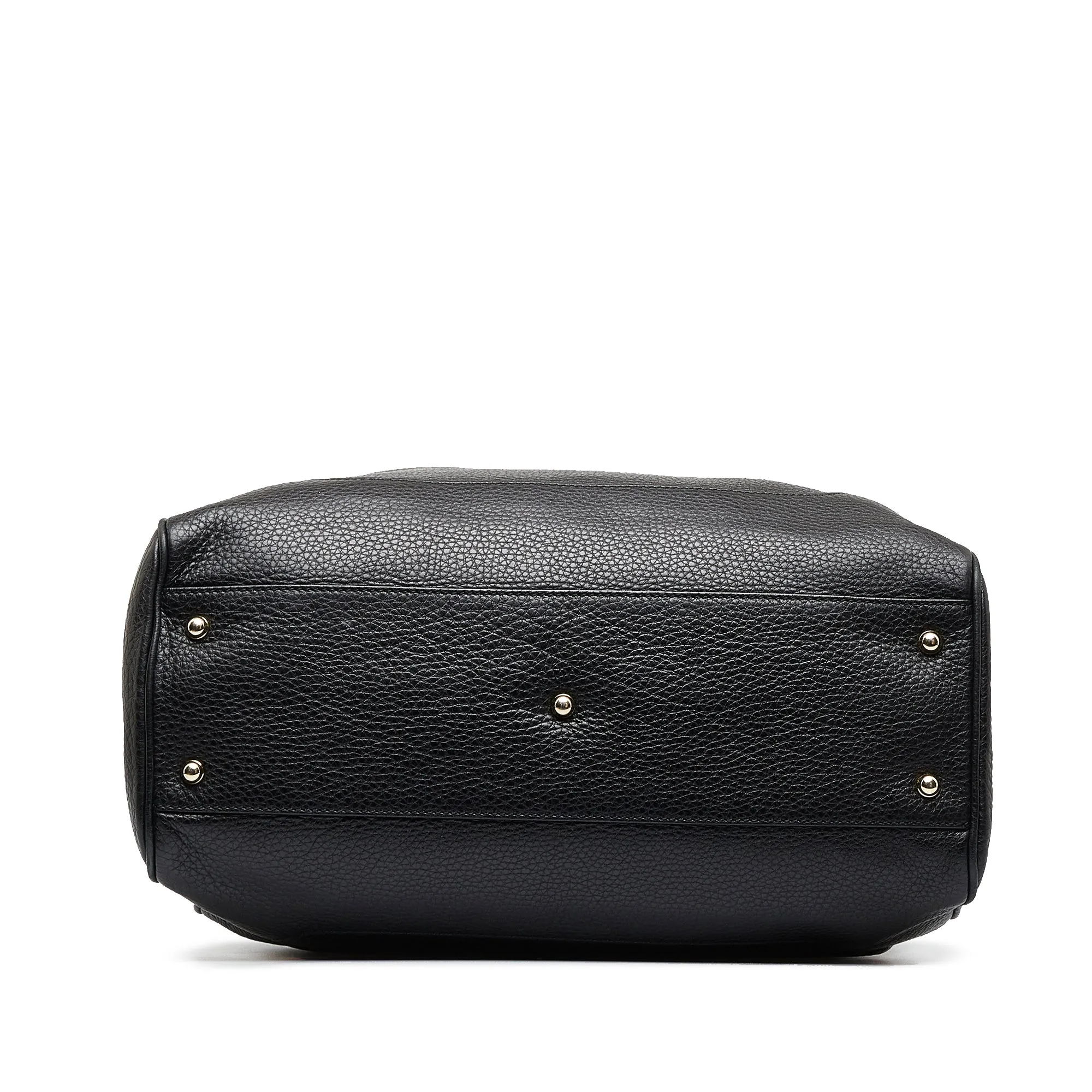 Black Gucci Medium Bamboo Diana Tote