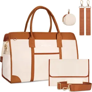 BOLOSTA Diaper Bag Tote for Women Diaper Bag with Changing Pad Hospital bag for labor and delivery Travel Maternity Bag