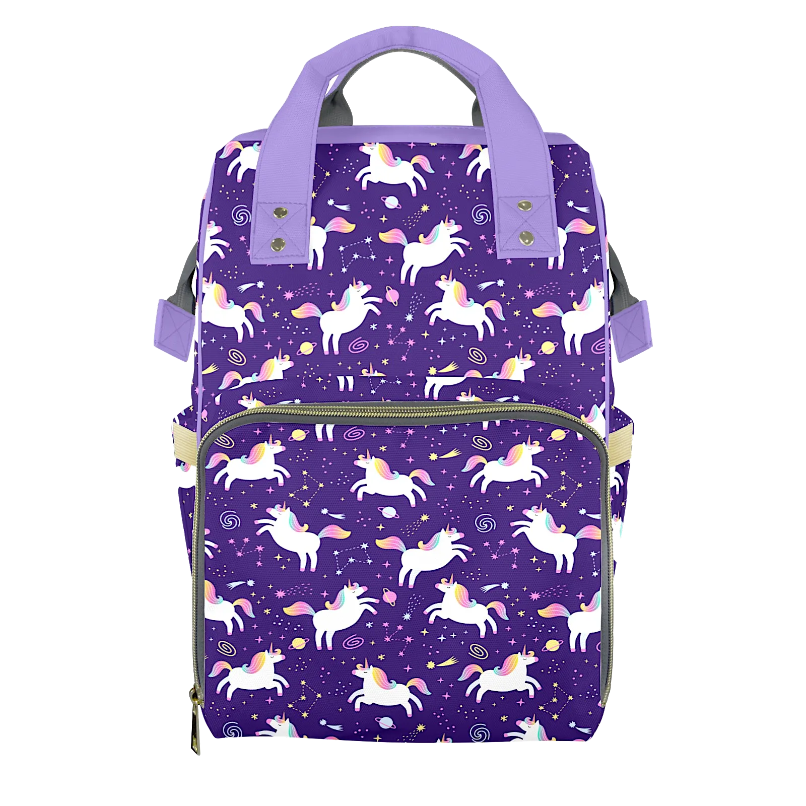 Born A Unicorn Customizable Diaper Bag