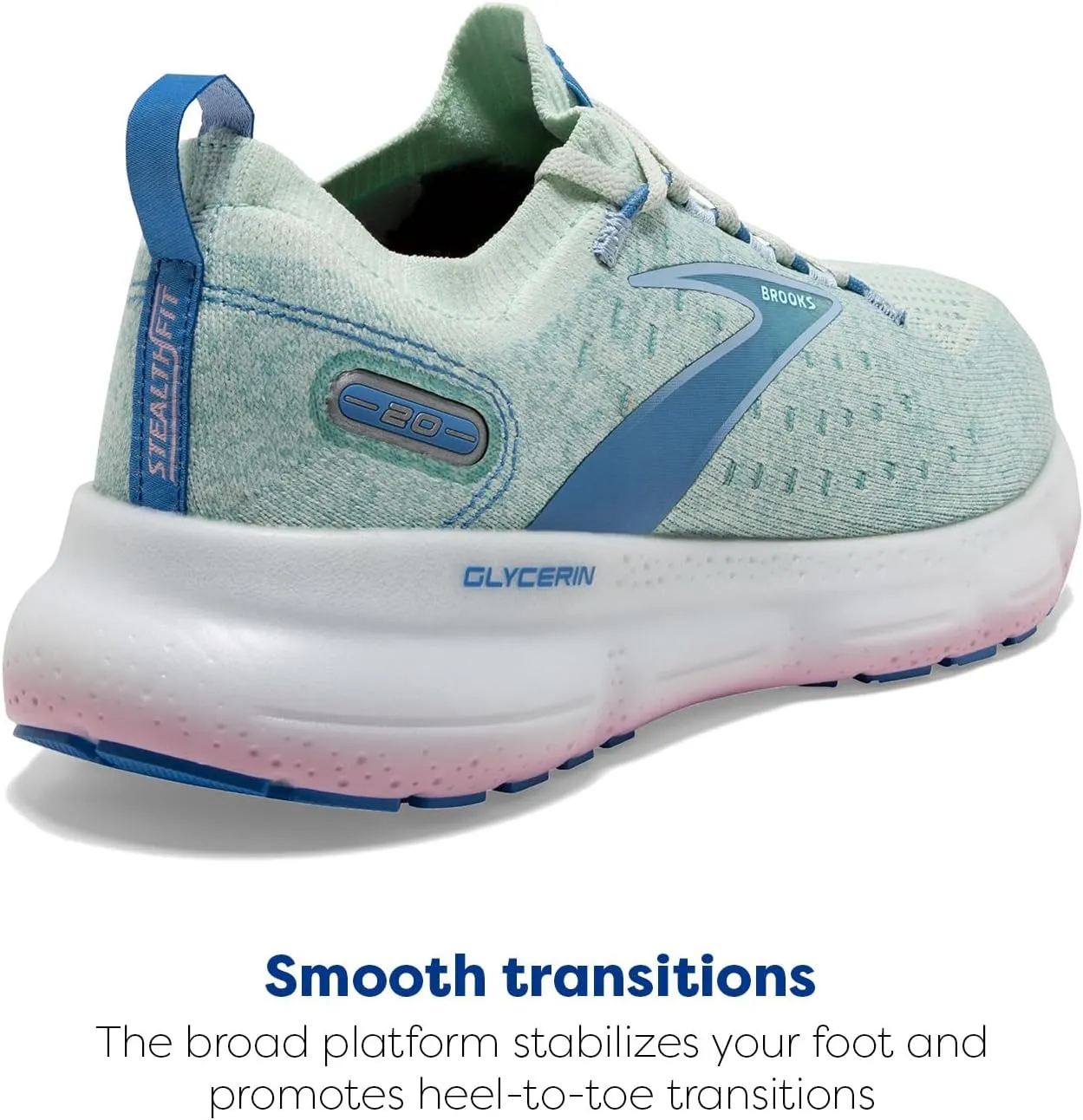 Brooks Women’s Glycerin StealthFit 20 Neutral Running Shoe