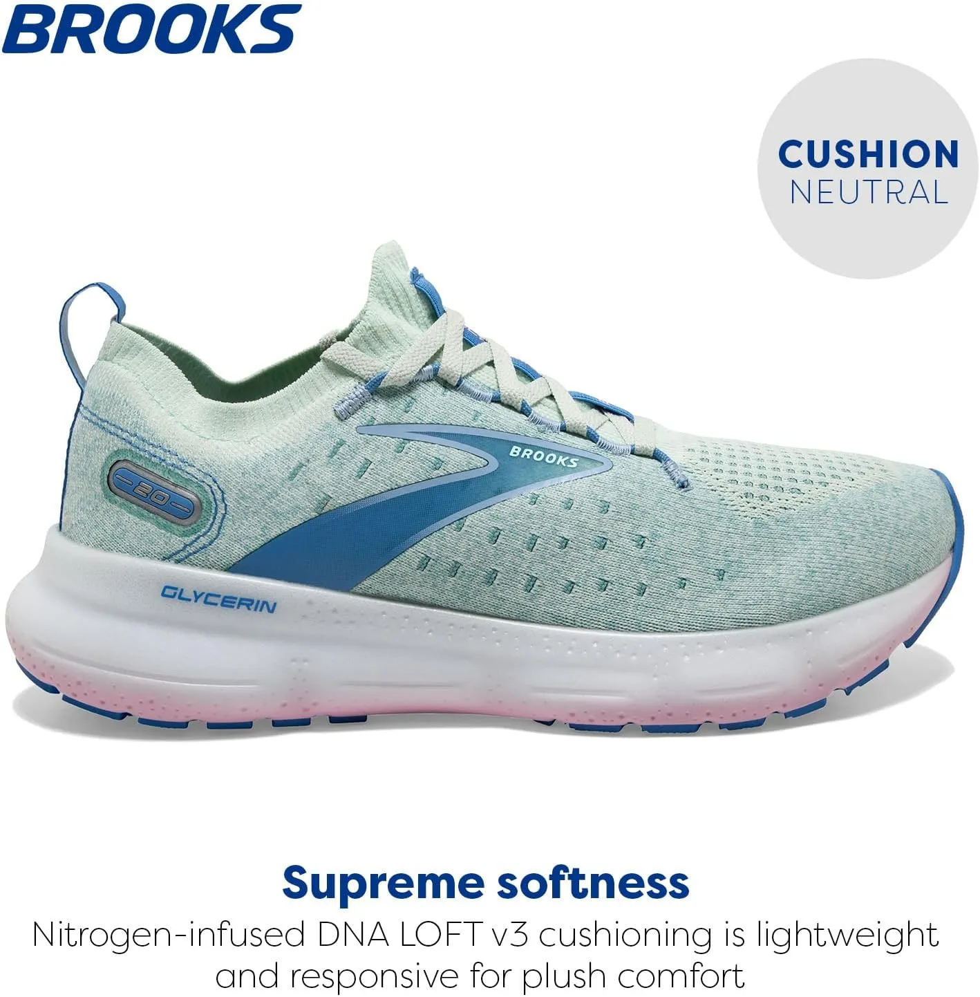 Brooks Women’s Glycerin StealthFit 20 Neutral Running Shoe
