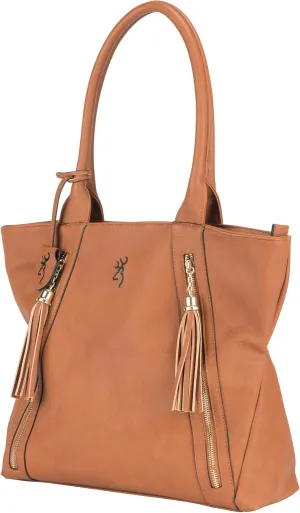 Browning Women's Concealed Carry Purse, Premium Holstered Handbag With Safety Locking Option