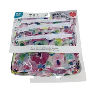 Bumkins Clear Travel Bags, Watercolor